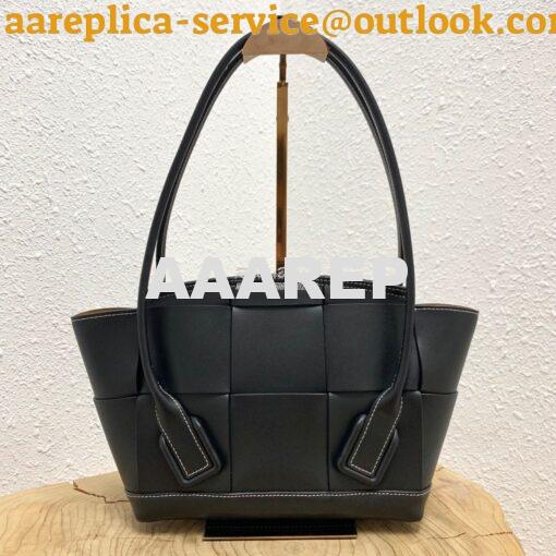 Replica Bottega Veneta BV Arco 33 Bag In French Calf 575943 Black 2