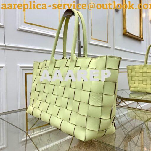 Replica Bottega Veneta BV Medium Tote In Maxi Intreccio 576828 Lemon 2