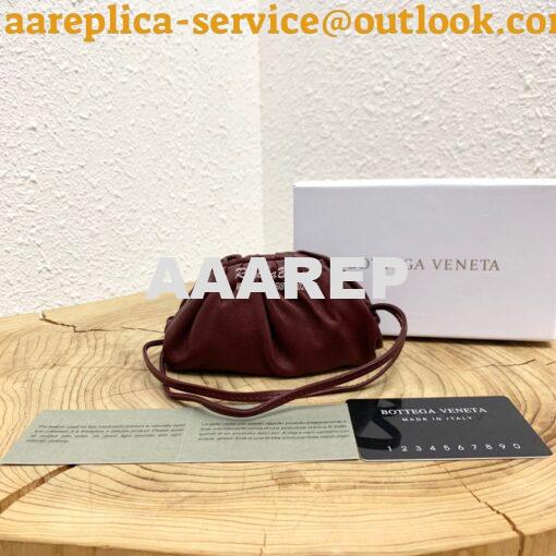 Replica Bottega Veneta BV Mini The Pouch Charm in Butter Calf Coin Pur