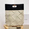 Replica Bottega Veneta BV Slip Small Intrecciato-linen Tote 574154 Cre 11