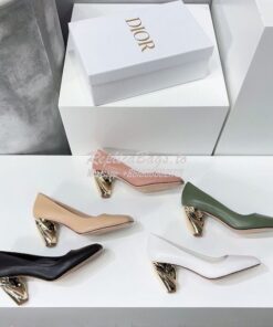 Replica Dior Rhodes Pump in Black Calfskin KCP925 2