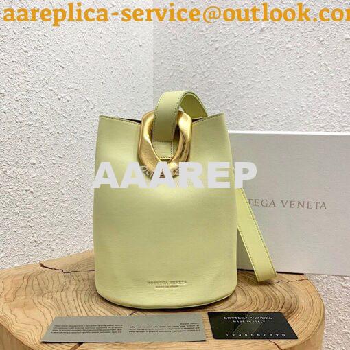 Replica Bottega Veneta BV Drop Bag in Nappa Leather 576804 Lemon