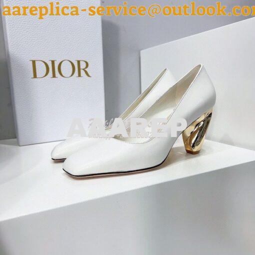 Replica Dior Rhodes Pump in Black Calfskin KCP925 15