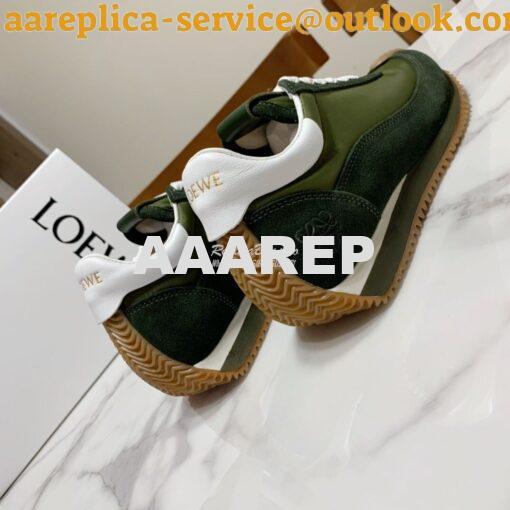 Replica Loewe Flow Runner in Nylon L814282 Green 8