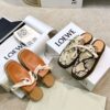 Replica Loewe Toy mule in goatskin L814379 7cm 10cm 30