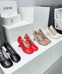 Replica Loewe Toy Pump in goatskin L814S01 7cm 10cm