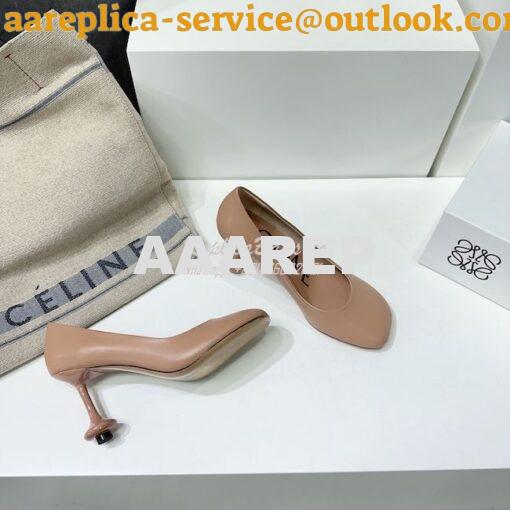 Replica Loewe Toy Pump in goatskin L814S01 7cm 10cm 7