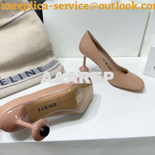 Replica Loewe Toy Pump in goatskin L814S01 7cm 10cm 8