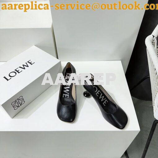 Replica Loewe Toy Pump in goatskin L814S01 7cm 10cm 10