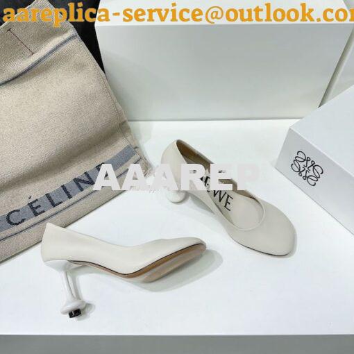 Replica Loewe Toy Pump in goatskin L814S01 7cm 10cm 18