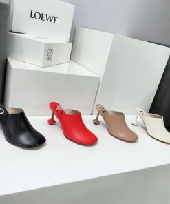 Replica Loewe Toy mule in goatskin L814379 7cm 10cm 2