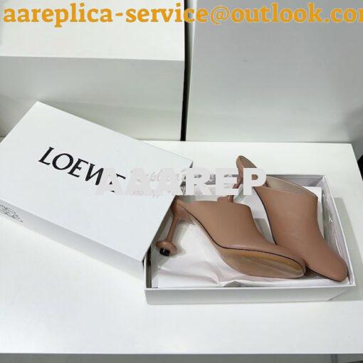 Replica Loewe Toy mule in goatskin L814379 7cm 10cm 4