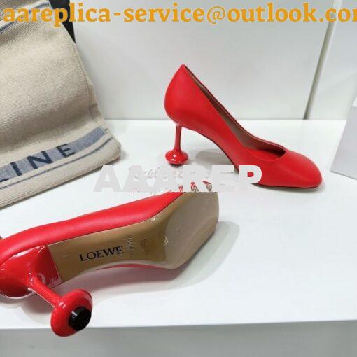 Replica Loewe Toy Pump in goatskin L814S01 7cm 10cm 24