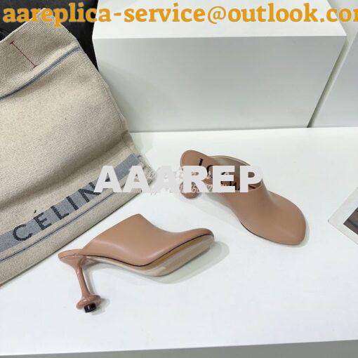 Replica Loewe Toy mule in goatskin L814379 7cm 10cm 7