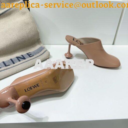 Replica Loewe Toy mule in goatskin L814379 7cm 10cm 9