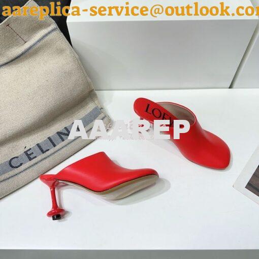 Replica Loewe Toy mule in goatskin L814379 7cm 10cm 20