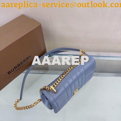 Replica Burberry Small Lola Bag Lambskin 80704951 Cloud Grey 5