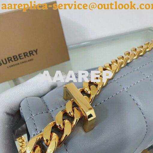 Replica Burberry Small Lola Bag Lambskin 80704951 Cloud Grey 7