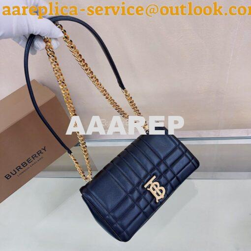 Replica Burberry Small Lola Bag Lambskin 80704951 Black 2