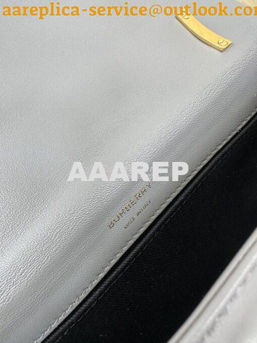 Replica Burberry Small Lola Bag Lambskin 80704951 Cloud Grey 11