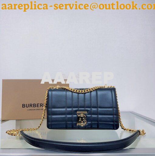 Replica Burberry Small Lola Bag Lambskin 80704951 Black 3