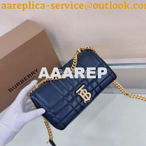 Replica Burberry Small Lola Bag Lambskin 80704951 Black 5