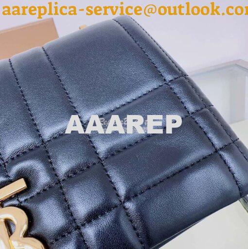 Replica Burberry Small Lola Bag Lambskin 80704951 Black 7