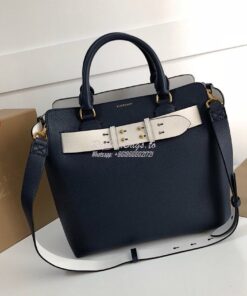 Replica Burberry The Medium Leather Belt Bag 40767231 Blue 2