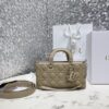 Replica Dior Lady D-Joy Bag Dusty Coral Pink Cannage Lambskin M0540O 13