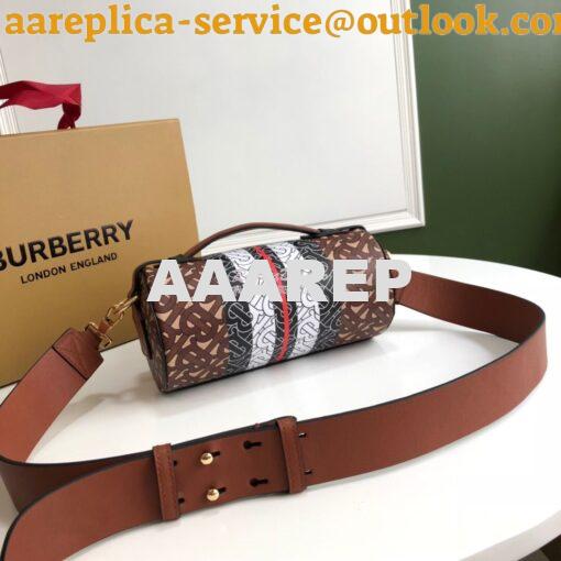 Replica Burberry The Monogram Stripe E-canvas Barrel Bag 80183301 Brid 2