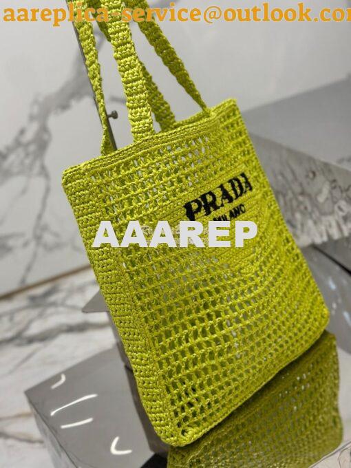 Replica Prada Crochet tote bag 1BG393 Raffia-effect Yarn Color i 19