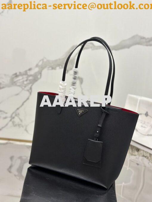 Replica Prada Saffiano Shopper Tote Bag with Detachable Pouch 1BG343 2