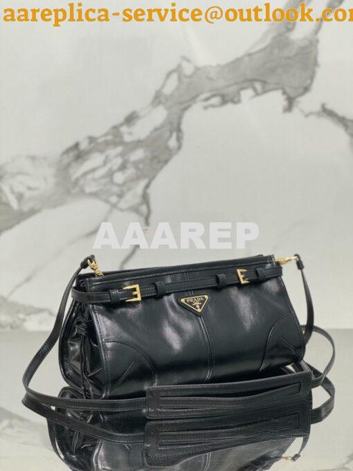 Replica Prada Small leather shoulder bag 1BH215 2