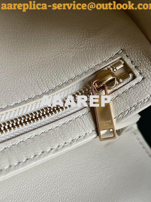 Replica Celine Triomphe Bag Shiny Calfskin Ivory 13