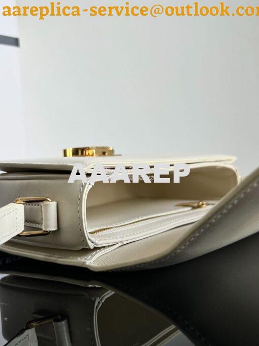 Replica Celine Triomphe Bag Shiny Calfskin Ivory 30