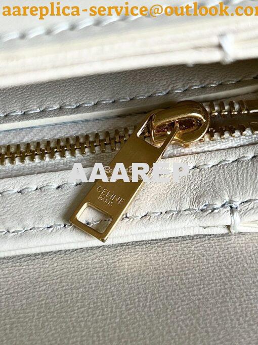 Replica Celine Triomphe Bag Shiny Calfskin Ivory 31