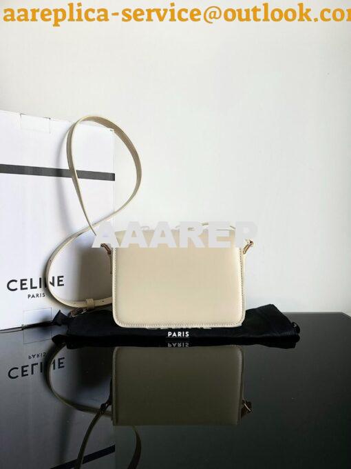 Replica Celine Triomphe Bag Shiny Calfskin Ivory 32