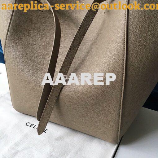 Replica Celine Small Cabas Phantom In Soft Grained Calfskin 189023 Lig 4