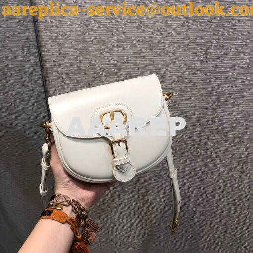 Replica Dior Bobby Bag in Latte Box Calfskin M9319U 4