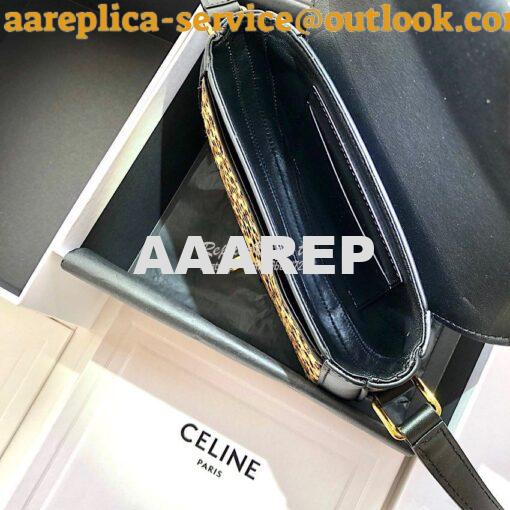 Replica Celine Small Besace 16 Bag in Pony Calfskin With Leopard Print 9