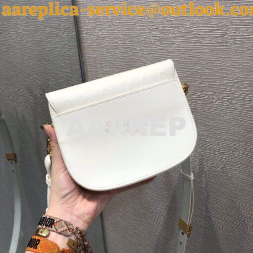 Replica Dior Bobby Bag in Latte Box Calfskin M9319U 12