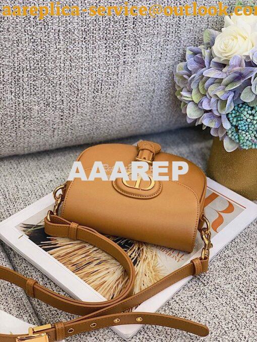 Replica Dior Bobby Bag in Camel Box Calfskin M9319U 16