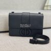 Replica Celine Trio Bag in Smooth Lambskin 187603 Slate Blue 13