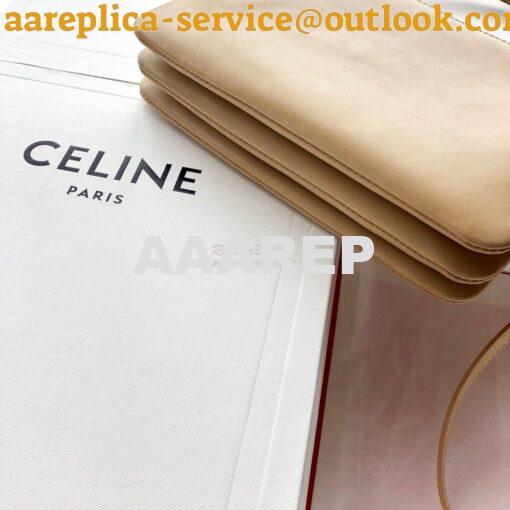 Replica Celine Trio Bag in Smooth Lambskin 187603 Light Camel 10