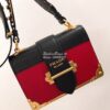 Replica Prada Cahier Leather Bag 1BD045 Coral 11