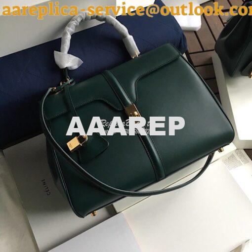 Replica Celine 16 Bag In Satinated Calfskin 187373 2 Sizes Amazone