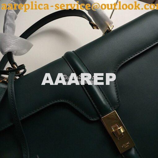 Replica Celine 16 Bag In Satinated Calfskin 187373 2 Sizes Amazone 2