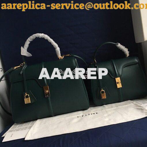 Replica Celine 16 Bag In Satinated Calfskin 187373 2 Sizes Amazone 9