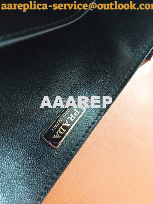 Replica Prada Cahier Leather Bag 1BD045 Brown 8