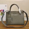 Replica Prada Ouverture Leather Bucket Bag 1BE015 Black 12